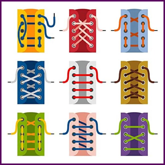 100 Pairs Polyester Shoelaces 47" Flat Sneaker Boot Laces - Picture 4 of 8